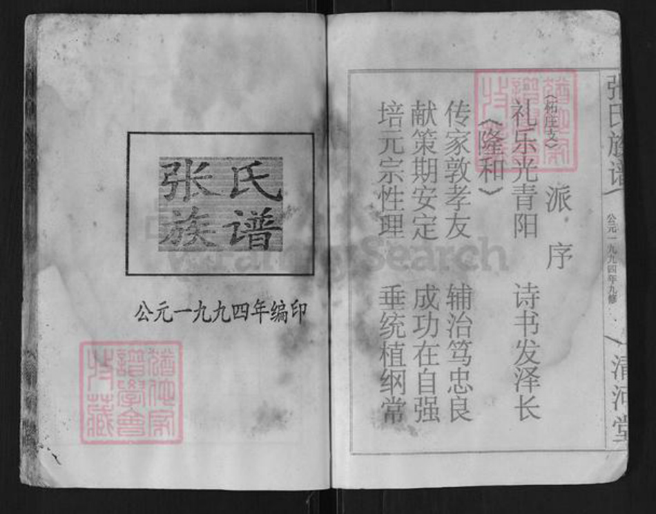 湖南省岳阳市平江县张氏清河堂族谱-张氏族谱.pdf电子版插图2 湖南省岳阳市平江县张氏清河堂族谱-张氏族谱.pdf电子版插图2