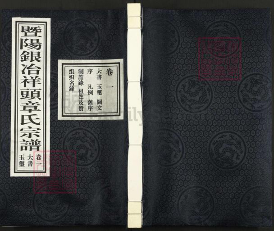 浙江省绍兴诸暨市诸暨章氏一本堂族谱-暨阳银冶祥头章氏宗谱.pdf电子版