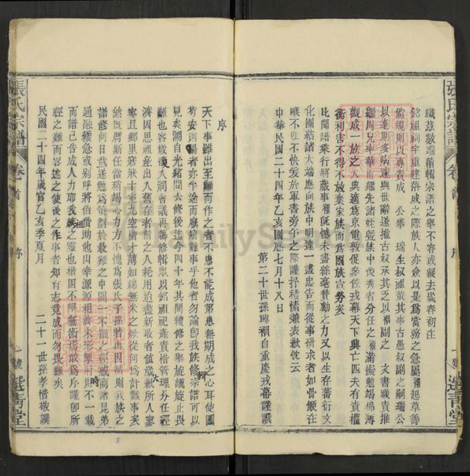 湖北省黄冈市罗田县平湖乡张氏选青堂族谱-张氏宗谱.pdf电子版插图5 湖北省黄冈市罗田县平湖乡张氏选青堂族谱-张氏宗谱.pdf电子版插图5