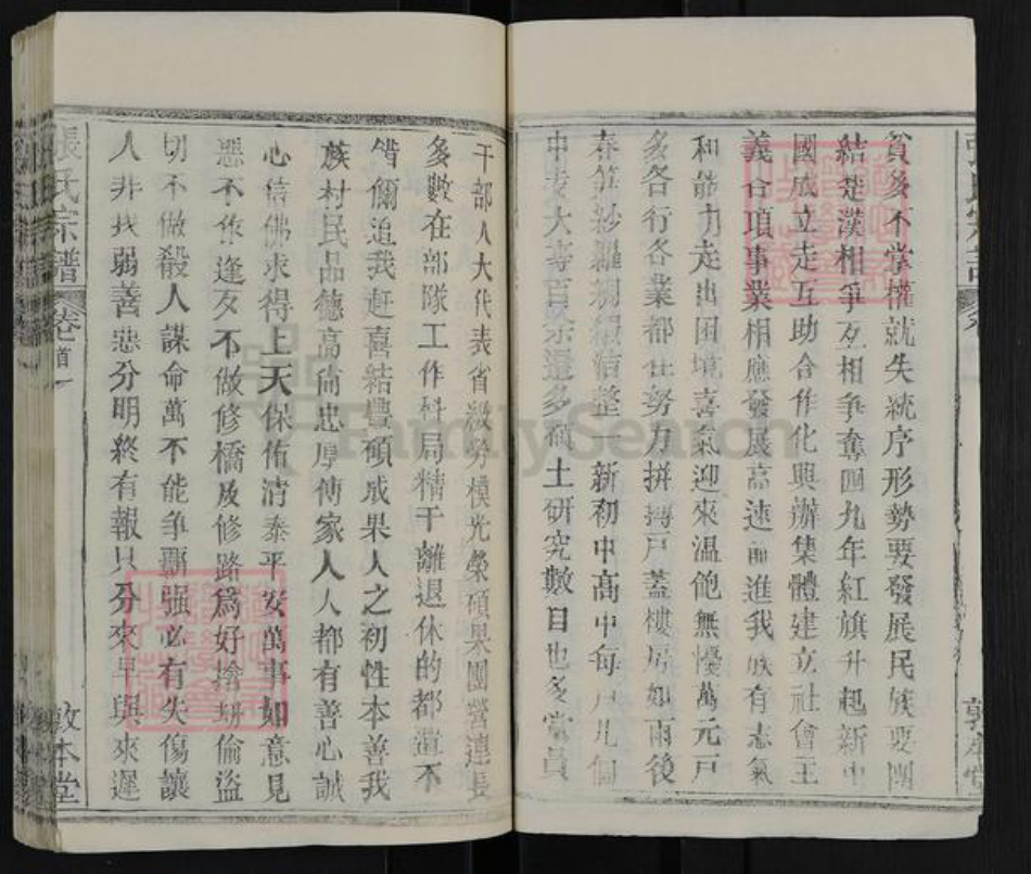 湖北省武汉市新洲区张氏敦本堂族谱-张氏宗谱.pdf电子版插图4 湖北省武汉市新洲区张氏敦本堂族谱-张氏宗谱.pdf电子版插图4