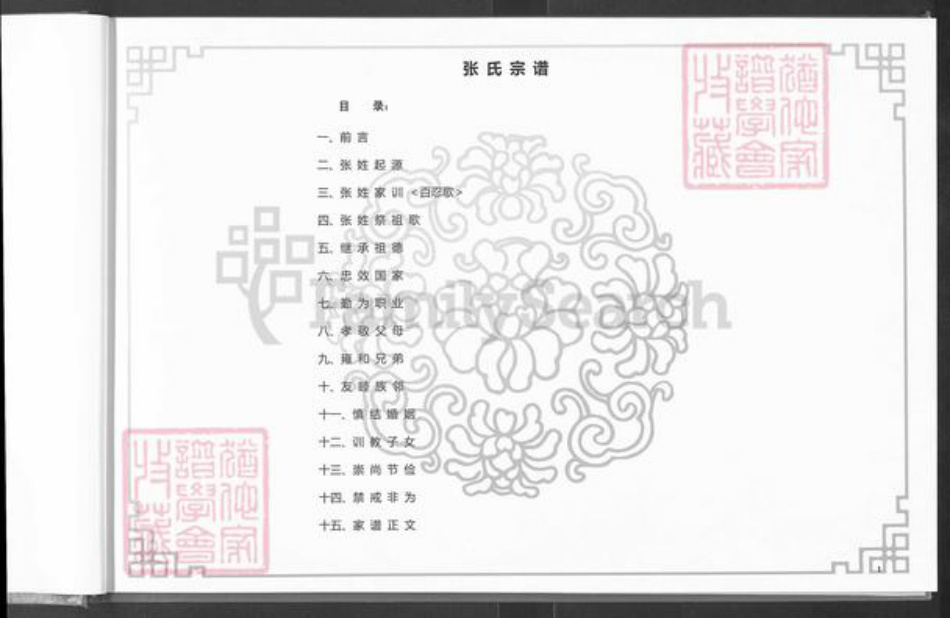 山东省济南市市中区张氏族谱-张氏宗谱.pdf电子版插图1 山东省济南市市中区张氏族谱-张氏宗谱.pdf电子版插图1