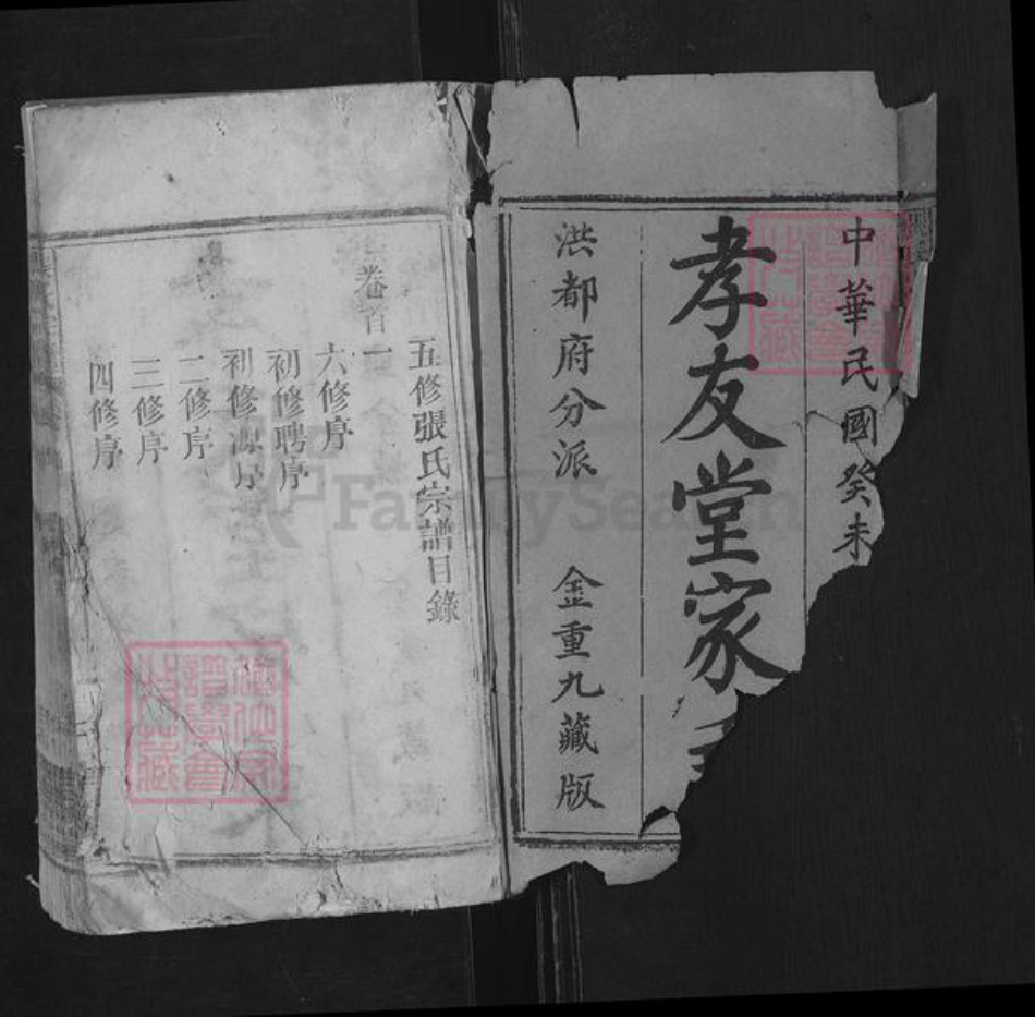 安徽省安庆市宿松县张氏孝友堂族谱-张氏宗谱.pdf电子版插图1 安徽省安庆市宿松县张氏孝友堂族谱-张氏宗谱.pdf电子版插图1