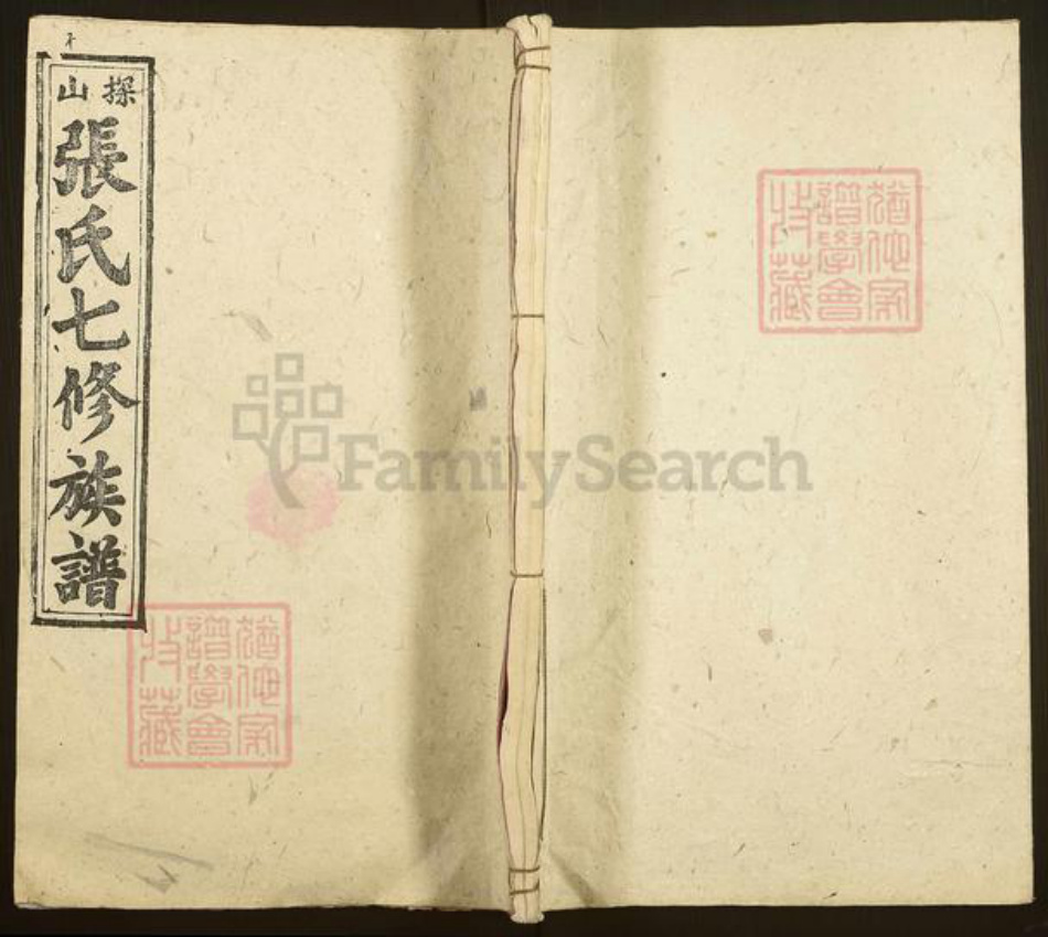 湖南省衡阳市衡南县张氏百忍堂族谱-探山张氏七修族谱.pdf电子版