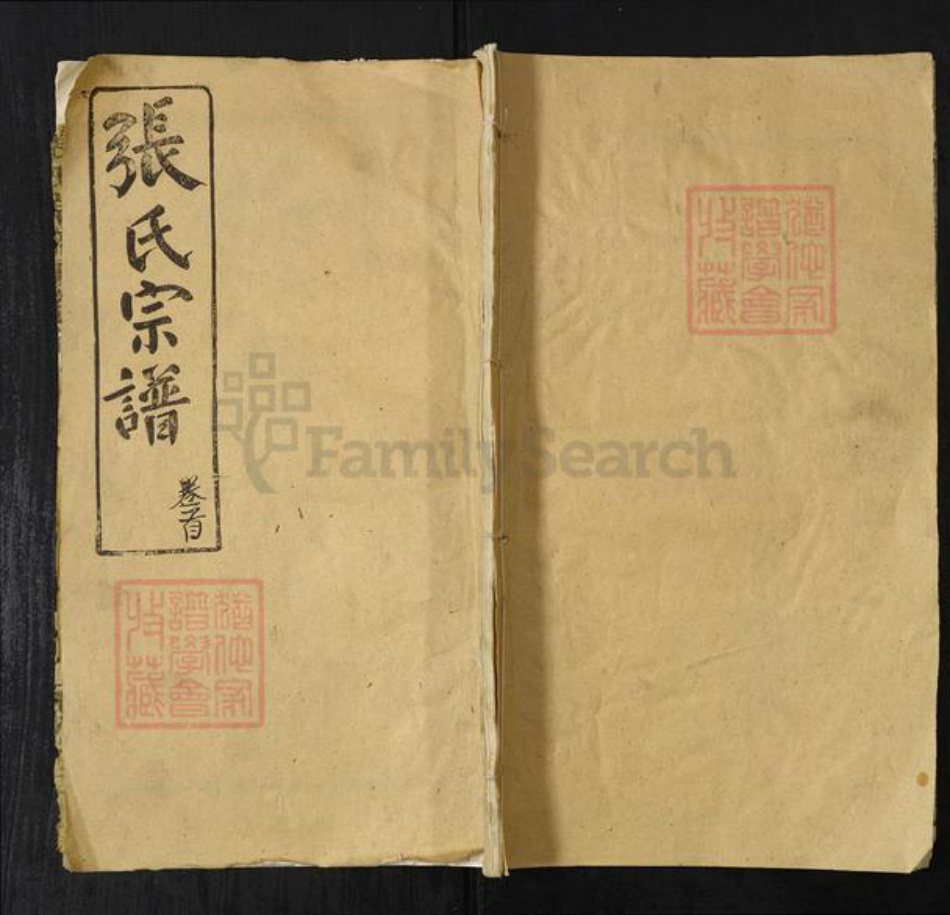 湖北省武汉市新洲区张氏百忍堂族谱-张氏宗谱.pdf电子版