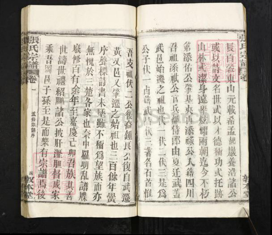 湖北省黄冈市张氏敦本堂族谱-张氏宗谱.pdf电子版插图4 湖北省黄冈市张氏敦本堂族谱-张氏宗谱.pdf电子版插图4