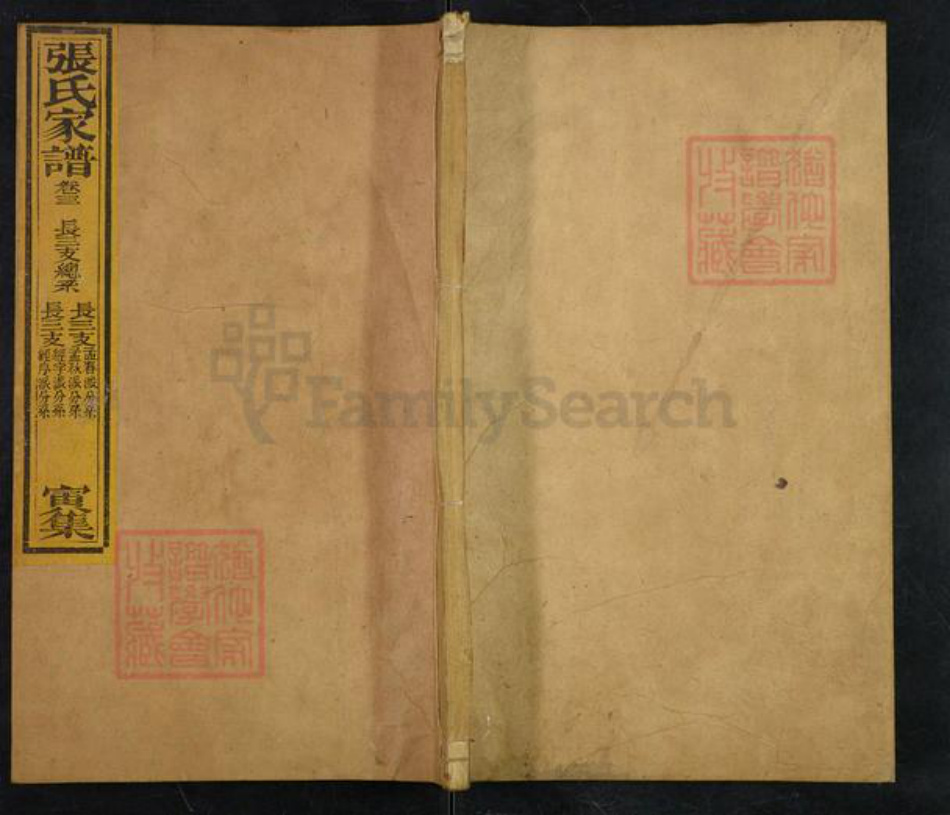 山东省泰安市张氏族谱-张氏家谱.长三支总系.pdf电子版