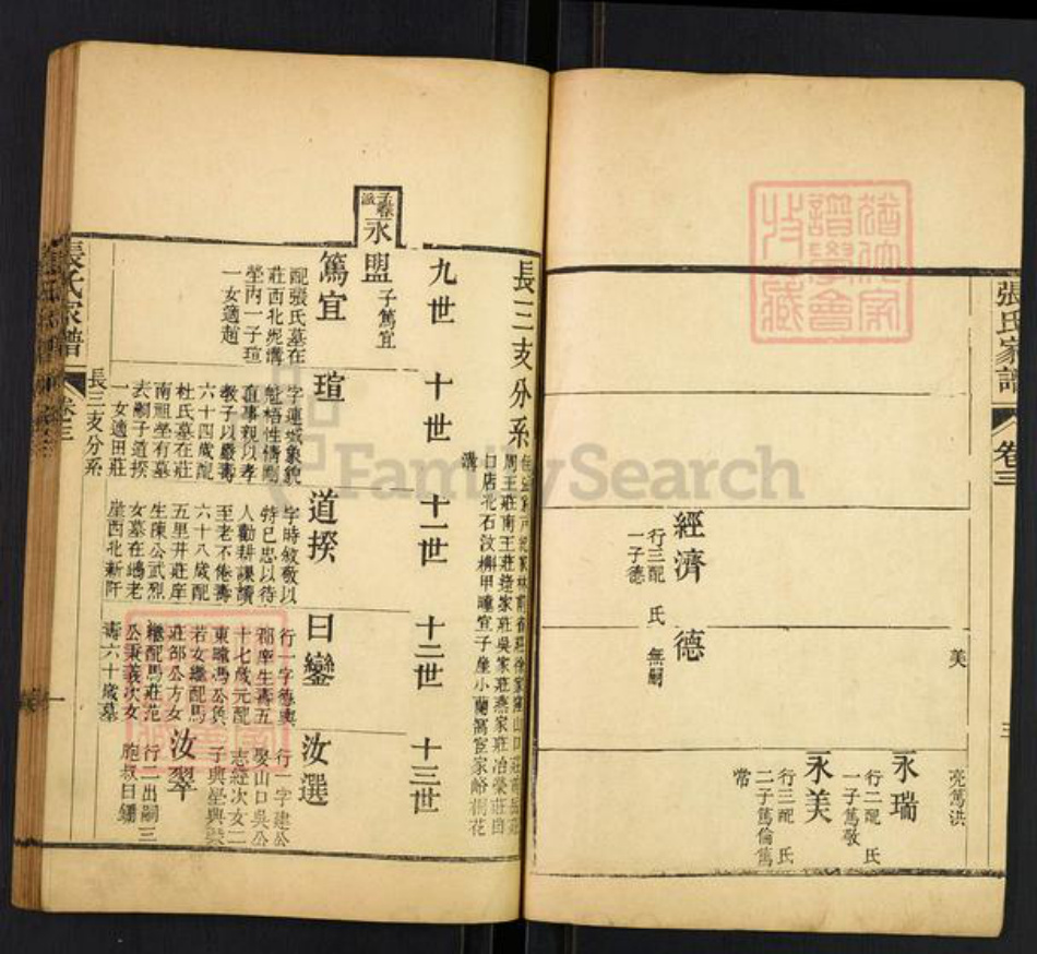 山东省泰安市张氏族谱-张氏家谱.长三支总系.pdf电子版插图4 山东省泰安市张氏族谱-张氏家谱.长三支总系.pdf电子版插图4