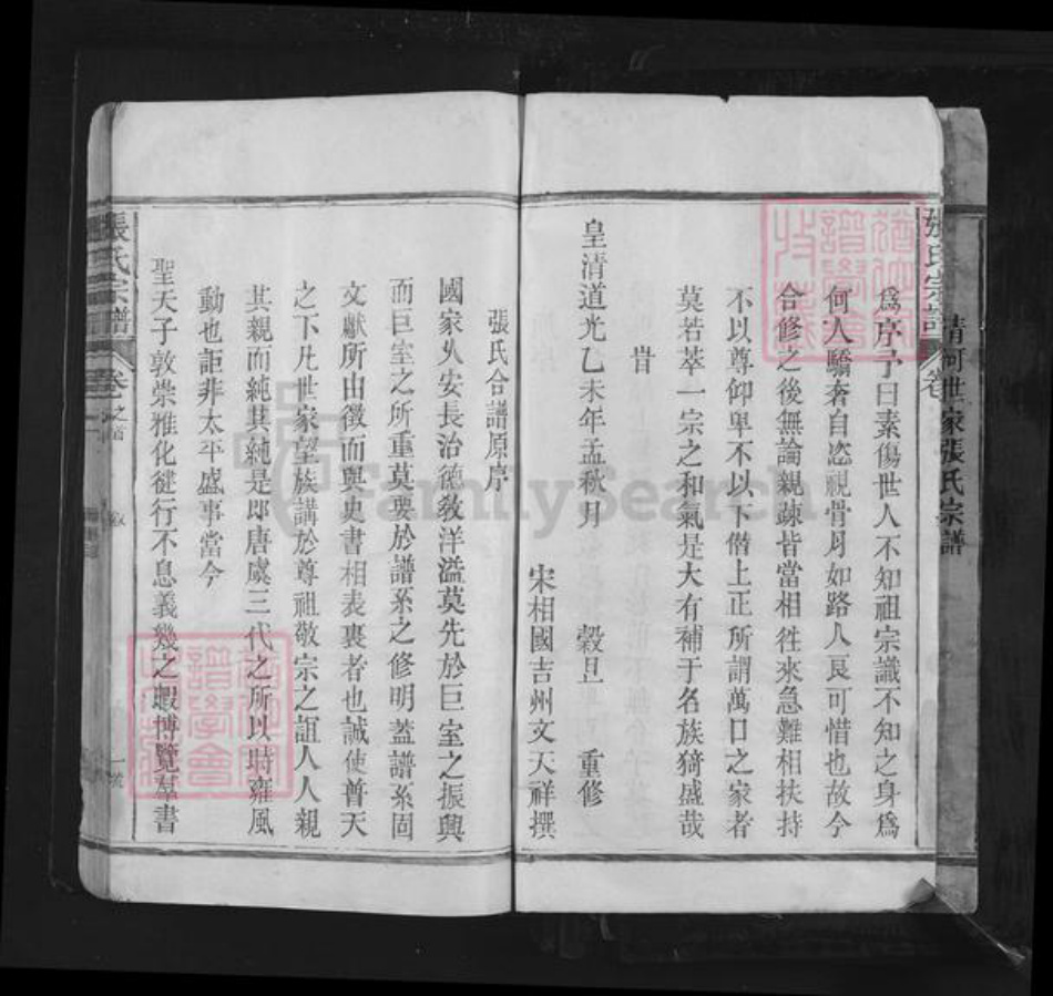 江西省上饶市德兴市银城街道张氏族谱-清河世家张氏宗谱.pdf电子版插图2 江西省上饶市德兴市银城街道张氏族谱-清河世家张氏宗谱.pdf电子版插图2