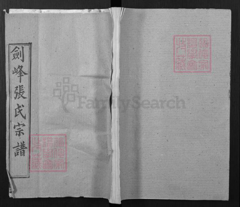 湖北省武汉市新洲区张氏二铭堂族谱-剑锋张氏宗谱.pdf电子版