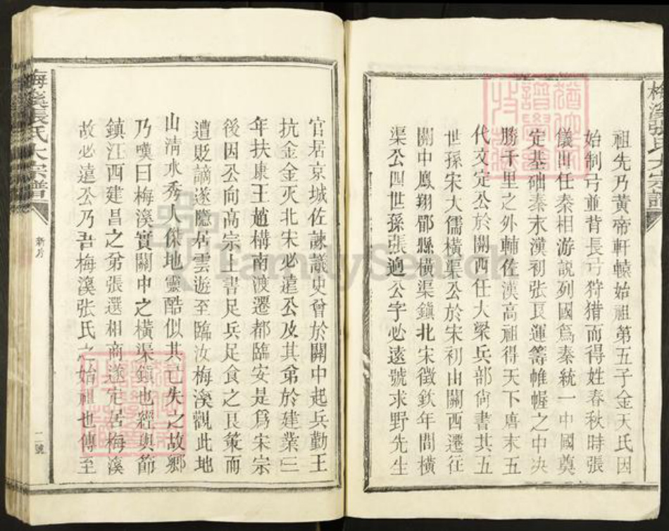 江西省抚州市临川区张氏族谱-眉溪张氏大宗谱.pdf电子版插图2 江西省抚州市临川区张氏族谱-眉溪张氏大宗谱.pdf电子版插图2