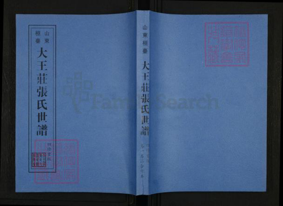 山东省淄博市桓台县张氏族谱-张氏世谱[2卷].pdf电子版