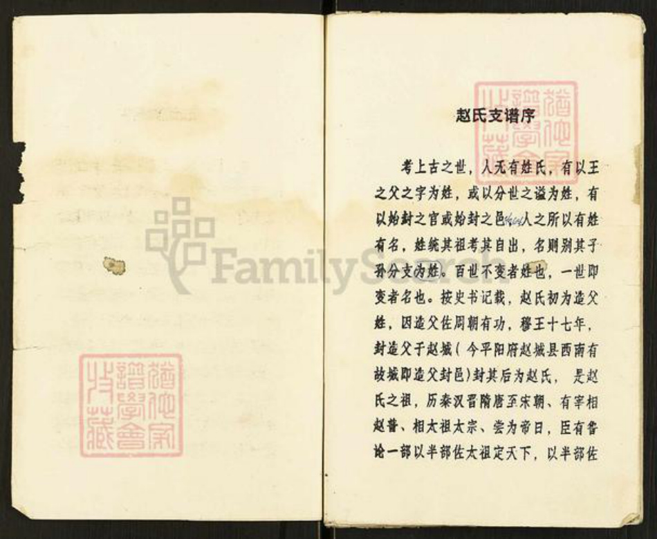江苏省盐城市阜宁县罗桥镇赵氏半部堂族谱-赵氏支谱.pdf电子版插图1