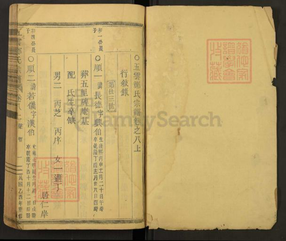 浙江省丽水市缙云县郑氏族谱-五云郑氏宗谱.pdf电子版插图1