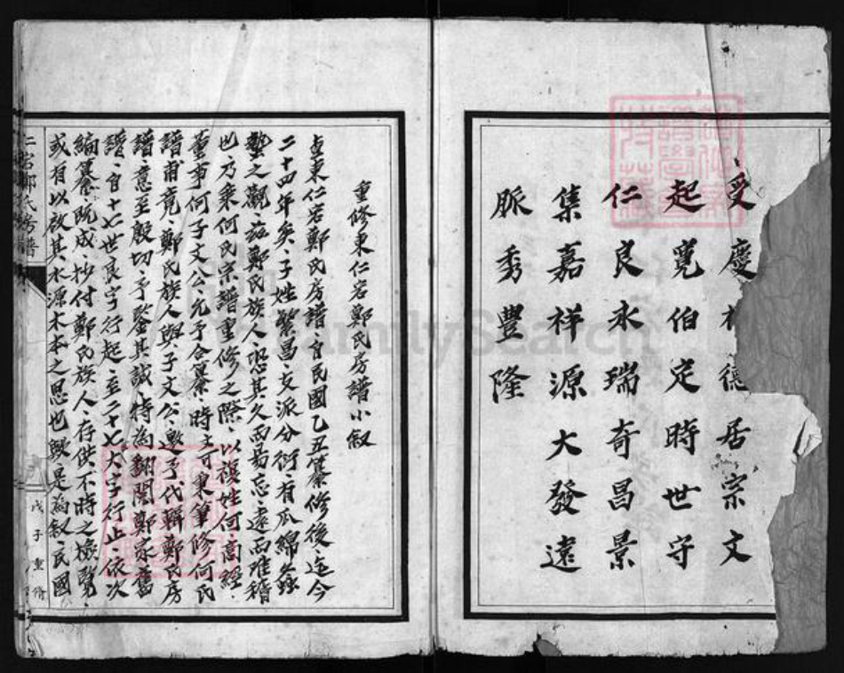 浙江省温州市乐清市郑氏族谱-东仁宕郑氏房谱 [不分卷].pdf电子版插图3