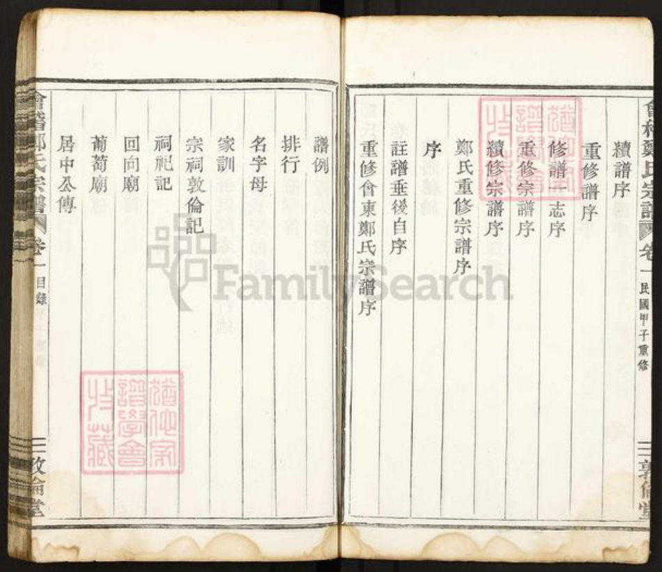 浙江省绍兴嵊州市郑氏敦伦堂族谱-会稽郑氏宗谱.pdf电子版插图5 浙江省绍兴嵊州市郑氏敦伦堂族谱-会稽郑氏宗谱.pdf电子版插图5