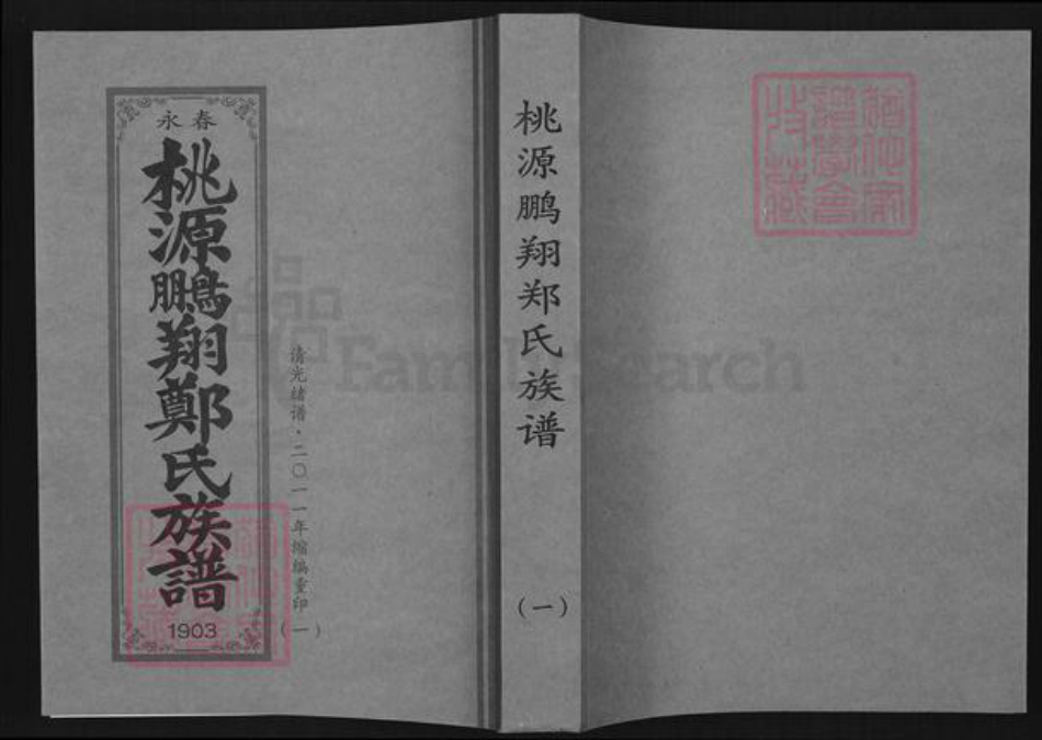 福建省泉州市永春县郑氏族谱-桃源鹏翔郑氏宗谱.pdf电子版