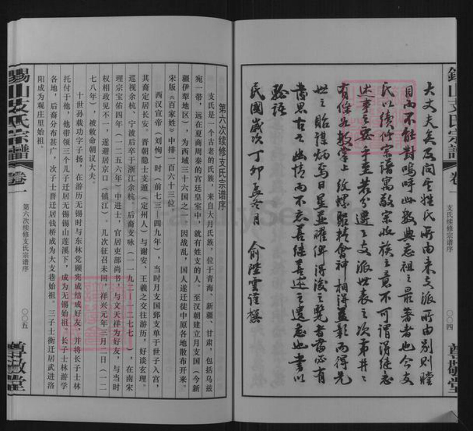 江苏省无锡市锡山区支氏尊敬堂族谱-锡山支氏宗谱.pdf电子版插图5 江苏省无锡市锡山区支氏尊敬堂族谱-锡山支氏宗谱.pdf电子版插图5