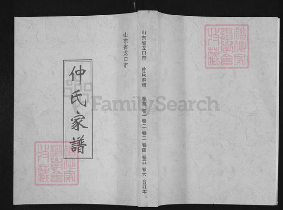 山东省烟台市龙口市北马镇仲氏族谱-仲氏家谱.pdf电子版