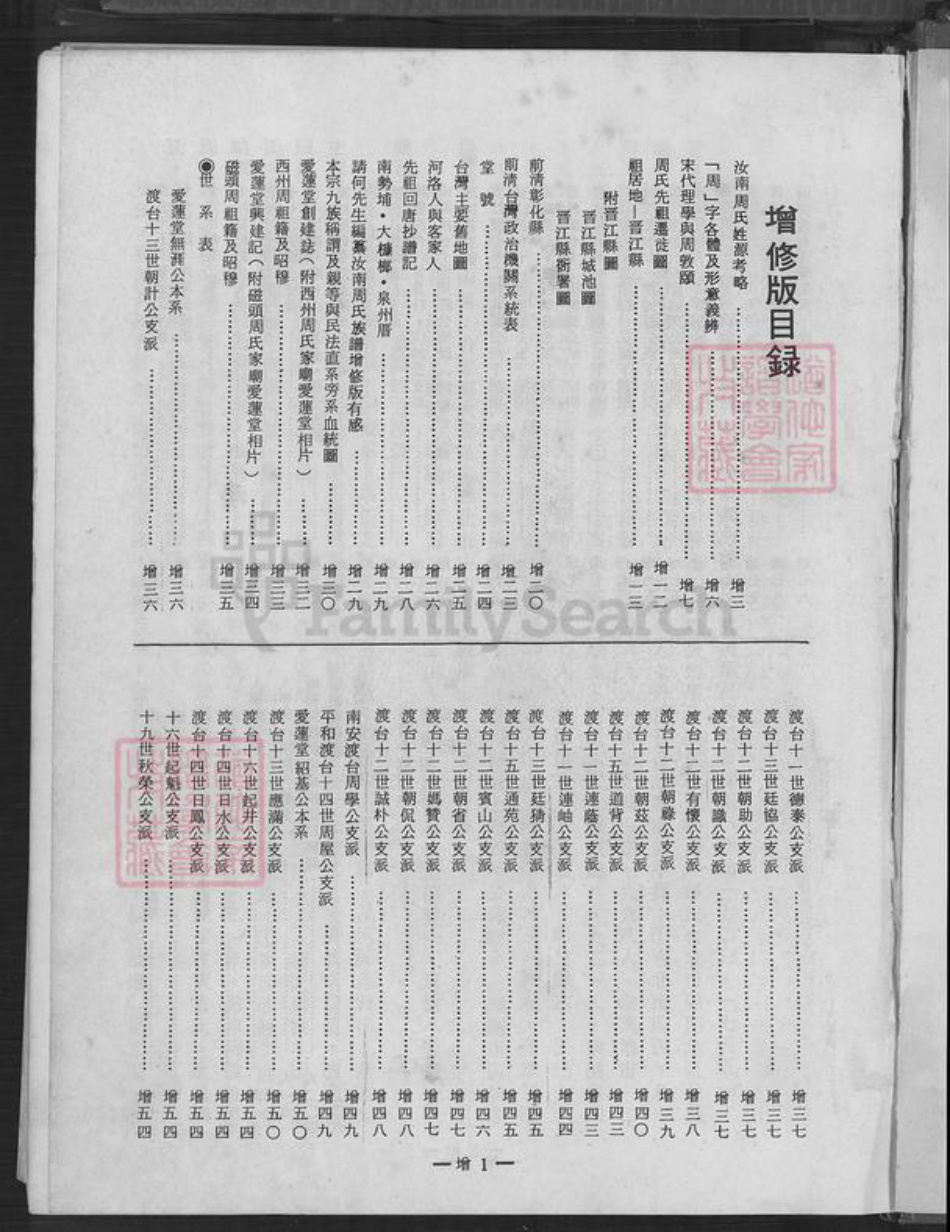 台湾周氏爱莲堂族谱-汝南周氏大族谱.pdf电子版插图4 台湾周氏爱莲堂族谱-汝南周氏大族谱.pdf电子版插图4