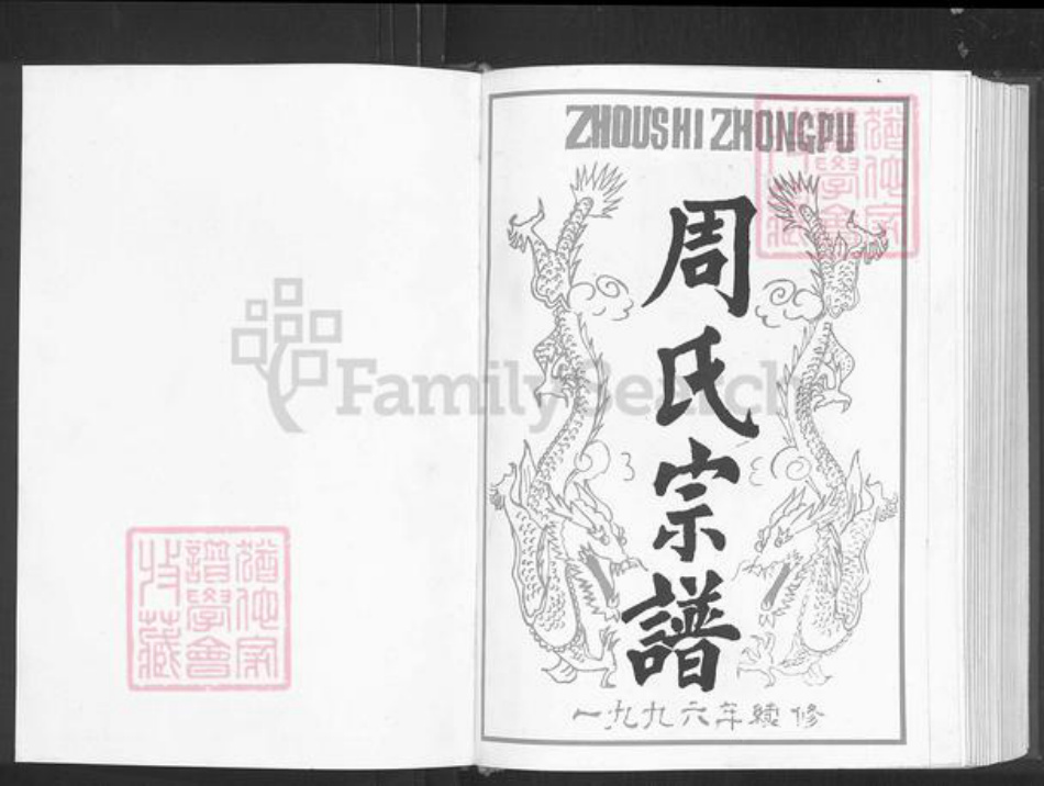 湖北省武汉市新洲区周氏族谱-周氏宗谱.pdf电子版插图1