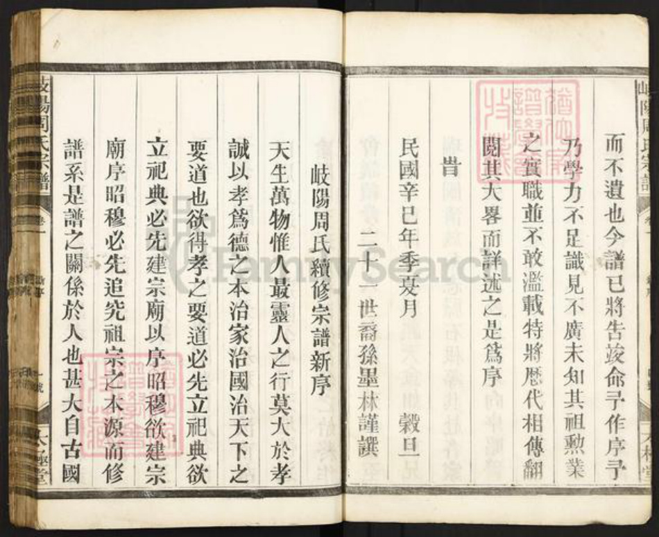 江西省上饶市广丰区洋口镇周氏太极堂族谱-岐阳周氏宗谱.pdf电子版插图5