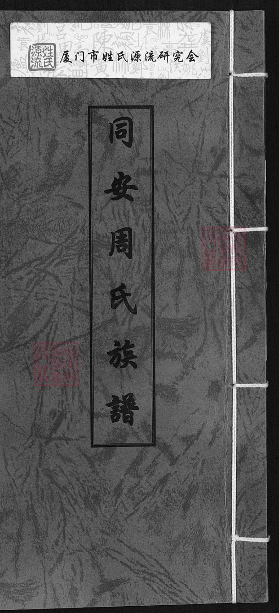 福建省厦门市集美区周氏族谱-同安周氏族谱.pdf电子版