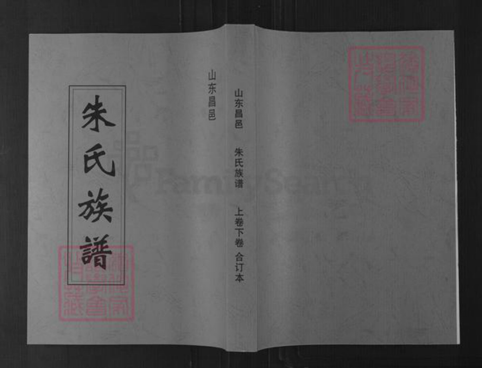 山东省潍坊市昌邑市奎聚街道朱氏族谱-朱氏族谱.pdf电子版