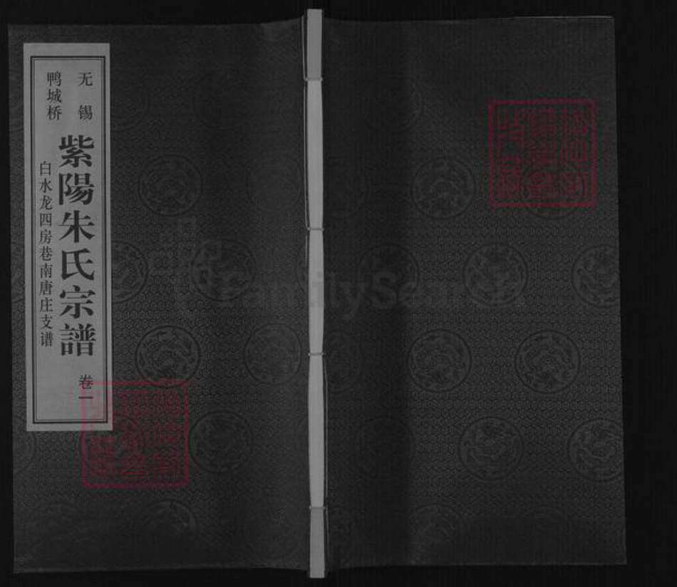 江苏省无锡市江阴市顾山镇朱氏听彝堂族谱-紫阳朱氏宗谱.白水龙四房巷南唐庄支谱.pdf电子版