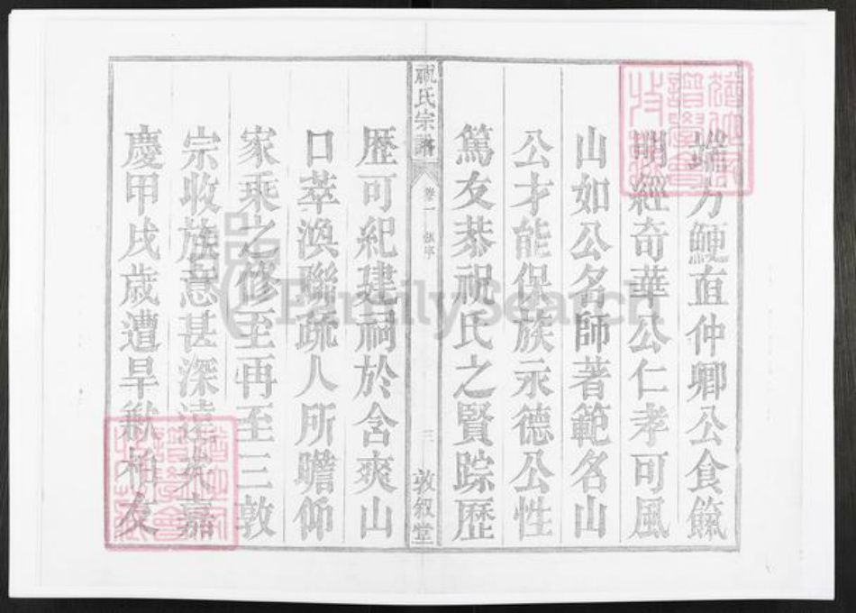 安徽省铜陵市枞阳县祝氏敦叙堂族谱-皖桐祝氏宗谱.pdf电子版插图3 安徽省铜陵市枞阳县祝氏敦叙堂族谱-皖桐祝氏宗谱.pdf电子版插图3