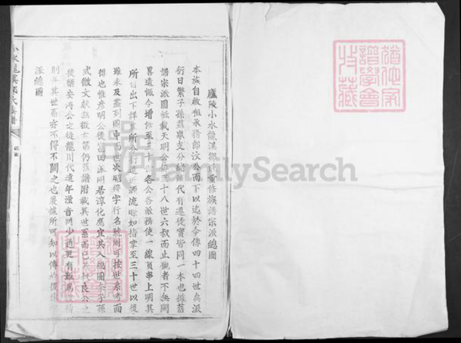 江西省吉安市安福县寮塘乡邹氏族谱-小水龙溪邹氏族谱.pdf电子版插图1