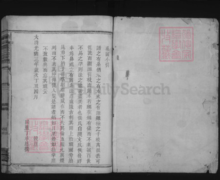 浙江省金华市兰溪市水亭畬族乡张氏孝友堂族谱-清河张氏宗谱.pdf电子版插图1