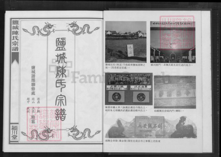 江苏省盐城市建湖县上冈镇陈氏颖川堂族谱-盐城陈氏宗谱.pdf电子版插图3