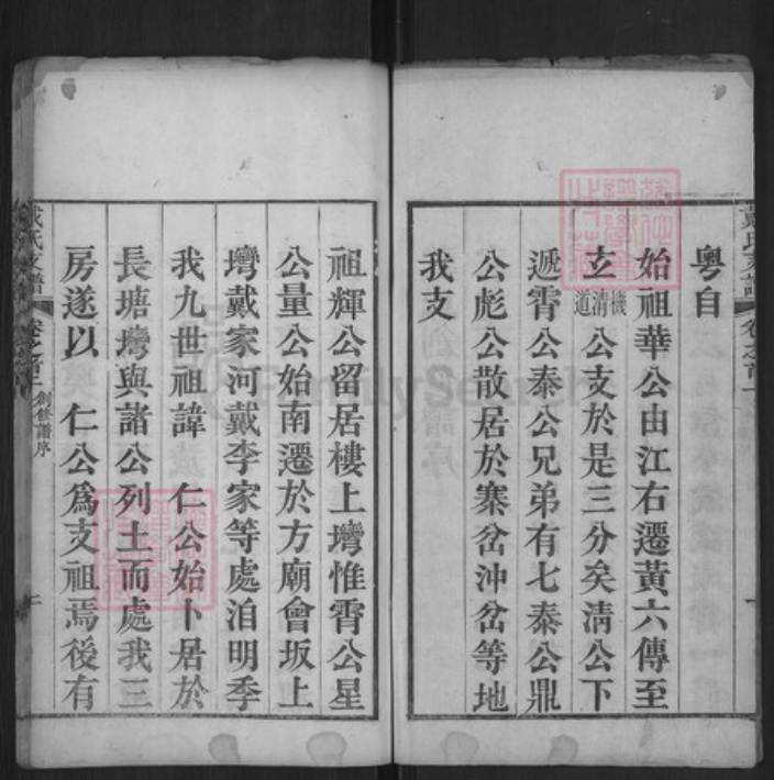 湖北省黄冈市红安县戴氏报福堂族谱-戴氏支谱.pdf电子版插图2