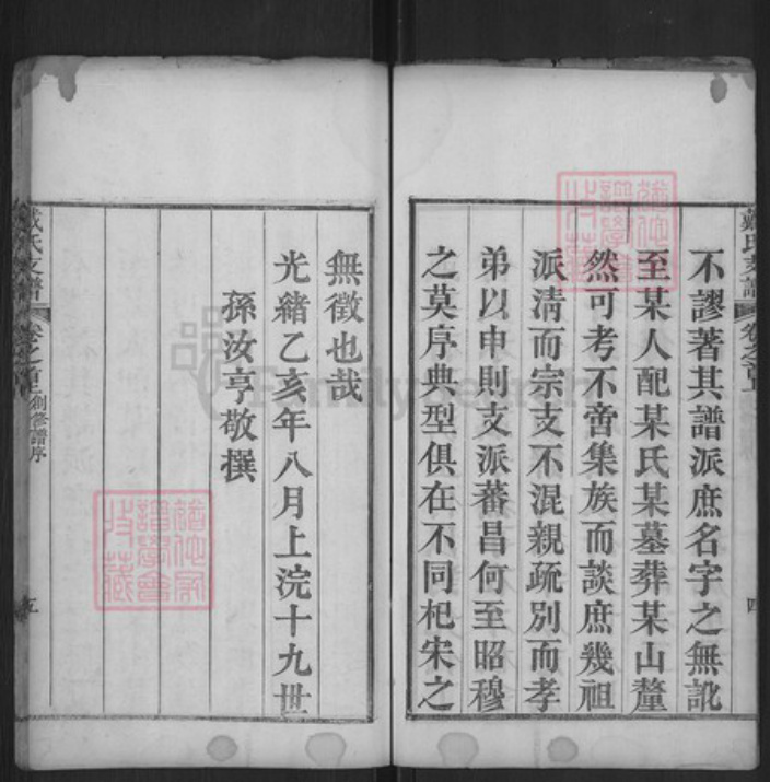 湖北省黄冈市红安县戴氏报福堂族谱-戴氏支谱.pdf电子版插图5