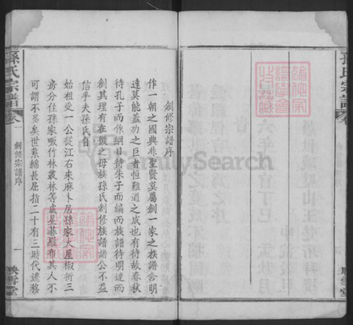 湖北省黄冈市麻城市孙氏映雪堂族谱-孙氏宗谱.pdf电子版插图5