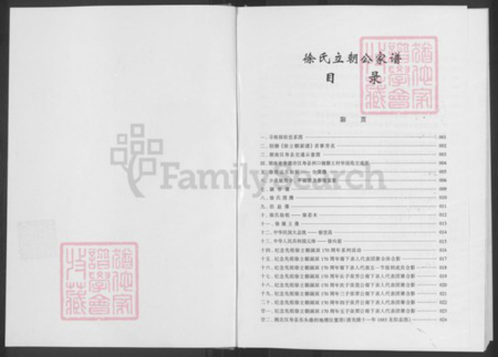 湖南省常德市汉寿县洲口镇徐氏东海堂族谱-徐立朝家谱.pdf电子版插图1