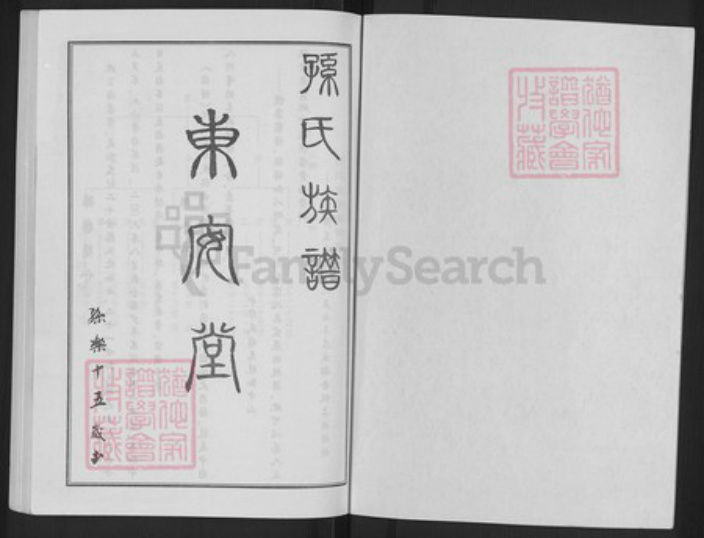 江苏省徐州市丰县大沙河镇孙氏东安堂族谱-古丰孙氏族谱.pdf电子版插图1