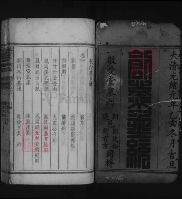 江西省上饶市鄱阳县芦田乡张氏敬爱堂族谱-张氏统谱输录.pdf电子版插图1