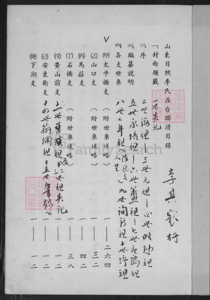 山东省日照市五莲县李氏族谱-山东日照李氏在台联谱.pdf电子版插图2