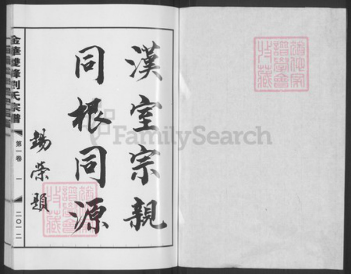 浙江省金华市磐安县双峰乡刘氏族谱-金华双峰刘氏宗谱.pdf电子版插图1