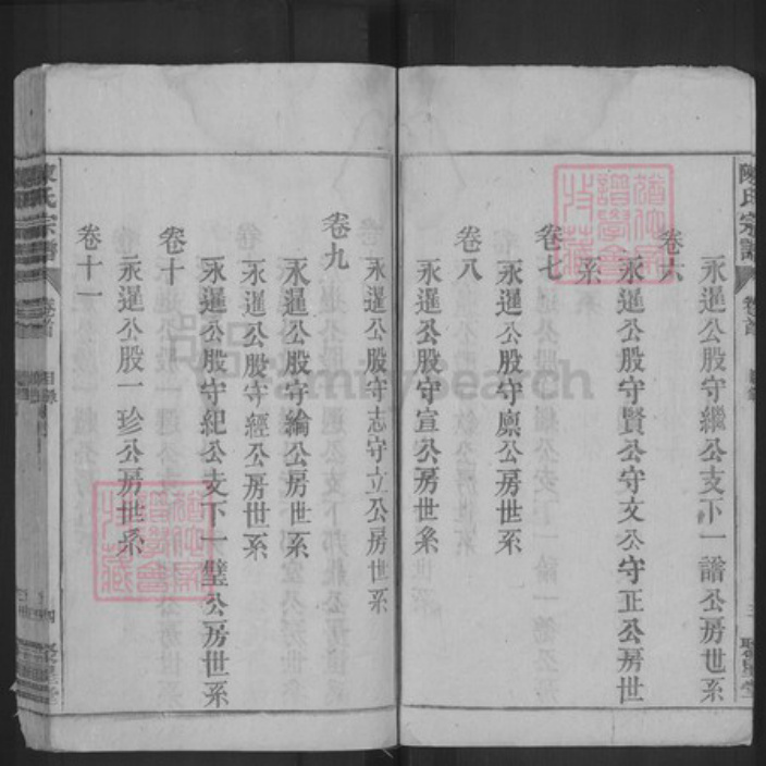 安徽省宿州市泗县草沟镇陈氏聚星堂族谱-陈氏宗谱.pdf电子版插图4