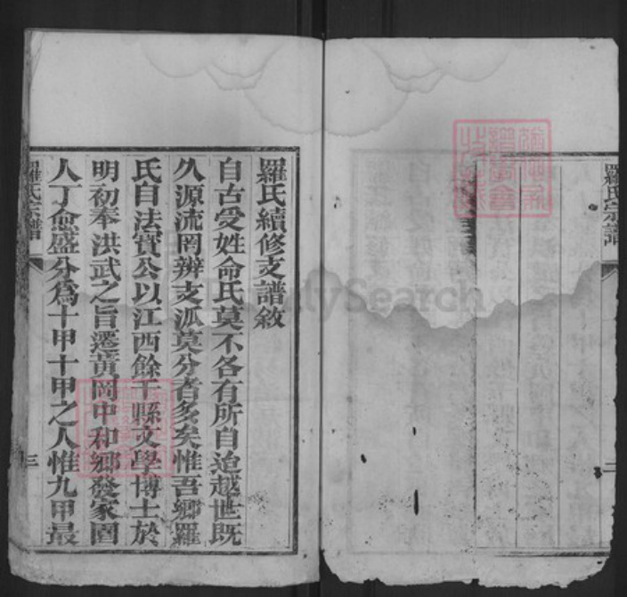 湖北省黄冈市罗氏族谱-罗氏宗谱.pdf电子版插图3 湖北省黄冈市罗氏族谱-罗氏宗谱.pdf电子版插图3