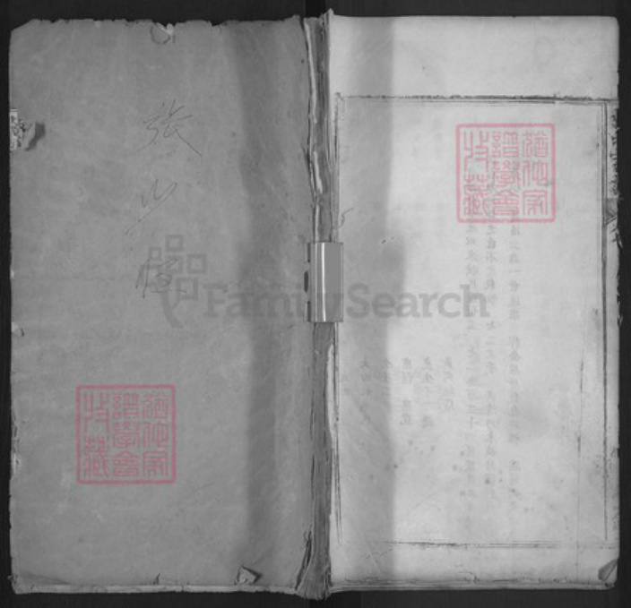 湖北省黄冈市浠水县巴河镇张氏孝友堂族谱-张氏宗谱.pdf电子版