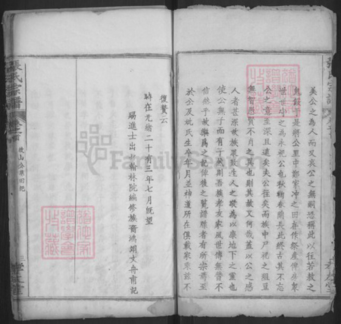 湖北省黄冈市浠水县巴河镇张氏孝友堂族谱-张氏宗谱.pdf电子版插图2