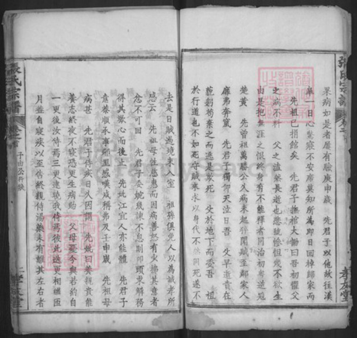 湖北省黄冈市浠水县巴河镇张氏孝友堂族谱-张氏宗谱.pdf电子版插图4