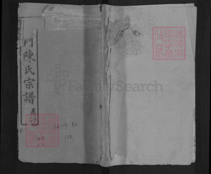 湖北省黄冈市武穴市陈氏德心堂族谱-义门陈氏宗谱.pdf电子版