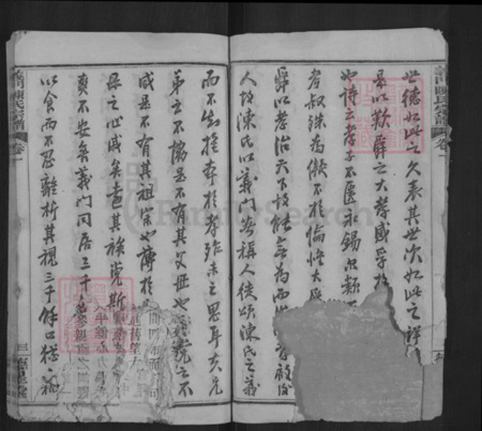 湖北省黄冈市武穴市陈氏德心堂族谱-义门陈氏宗谱.pdf电子版插图4