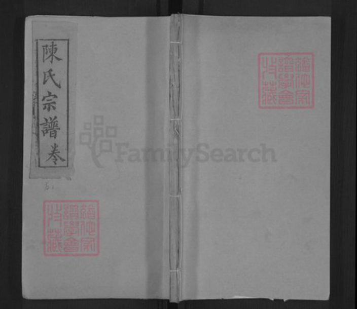 湖北省黄冈市武穴市陈氏明伦堂族谱-义门陈氏宗谱.pdf电子版