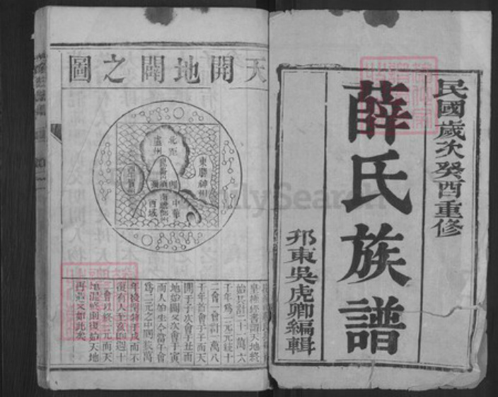 江苏省扬州市江都区薛氏族谱-薛氏宗谱.pdf电子版插图1