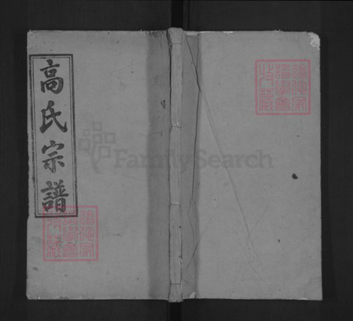 湖北省黄冈市罗田县高氏追远堂族谱-高氏宗谱.pdf电子版